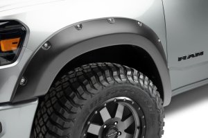 Ram 1500 Rebel Fender Flares - Front + Rear - Husky Liners - Pocket Style - Black - `19-`24 Ram 1500 Rebel Fender Flares - Front + Rear - Husky Liners - Pocket Style - Black - `19-`24
